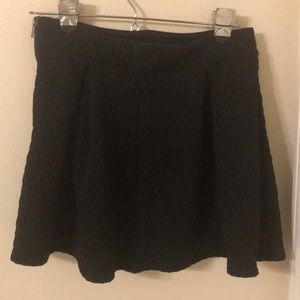 Black skater skirt